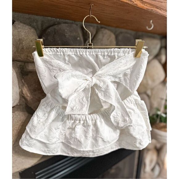 Vintageāwhiteāstraplessātop - Picture 4 of 13